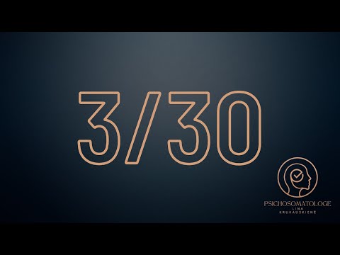 Numerologija. Gimimo diena - 3 / 30 (moterims), glaustai...