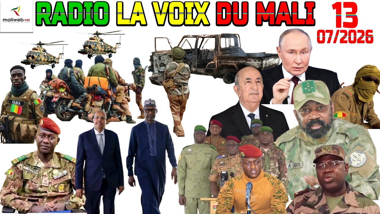 La Revue de Presse de la RADIO LA VOIX DU MALI du 13 Juillet 2026