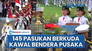 Detik-detik Bendera Pusaka & Teks Proklamasi Dikawal 145 Pasukan Berkuda Dikembalikan ke Monas