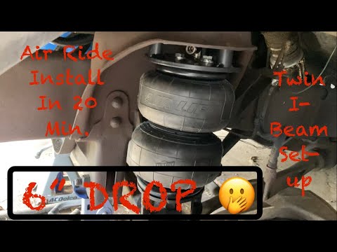 Pt. 1 - Air Ride On A Ford F100 Front Install - Front I-Beam Suspension