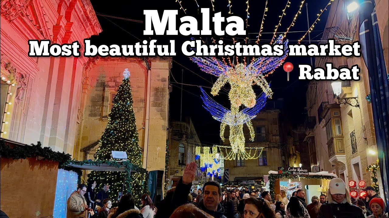 This is the most beautiful Christmas market in Malta !!