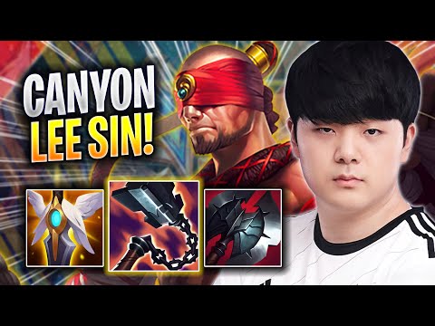 CANYON TRIES LEE SIN WITH NEW BUFFS! - DK Canyon Plays Lee Sin JUNGLE vs Kha'zix! | Season 2023