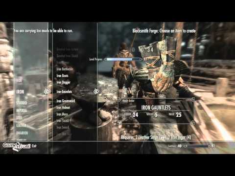 Skyrim Walkthrough with Mitch - PT. 47 - Olaf Works on His Smithing
