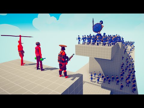3 RANGED GODS vs 100x UNITS | TABS - Totally Accurate Battle Simulator