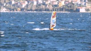 preview picture of video 'Windsurf - Cremia, 28 dicembre 2014 - North'