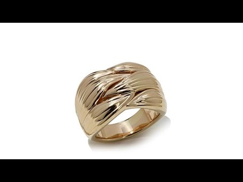 Sevilla Silver with Technibond Crisscross Band Ring