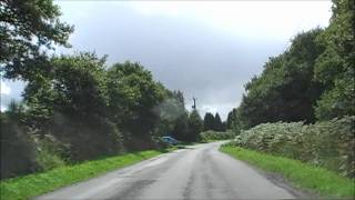 preview picture of video 'Driving Along The D31 Between La Croix-Tasset & Kergrist-Moelou, France 26th August 2011'