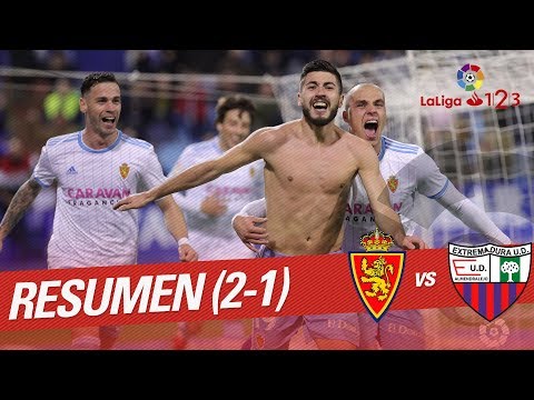 Highlights Real Zaragoza vs Extremadura UD (2-1)