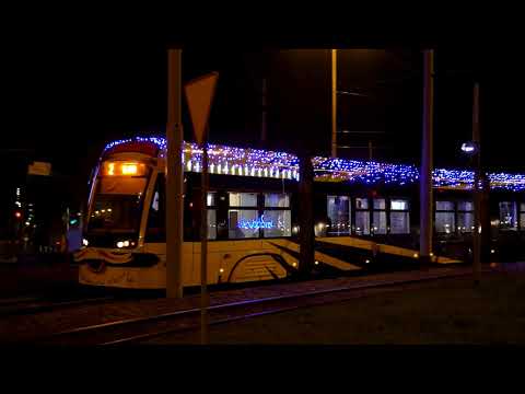 Świąteczny tramwaj MZK 2019