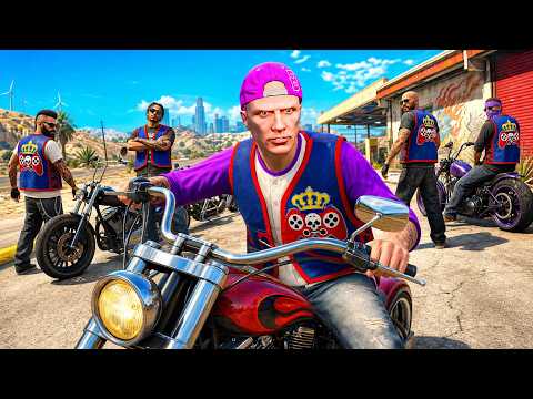 Imi FAC un GANG de MOTOCICLISTI IN GTA 5!