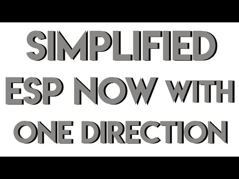 ESP32: How to setup ESP NOW for One Way Wireless Communication