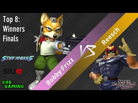 Stiff Knees 5 - Bobby Frizz (Fox) vs. Reesch (Captain Falcon) - SSBM - Top 8 - Winners Finals