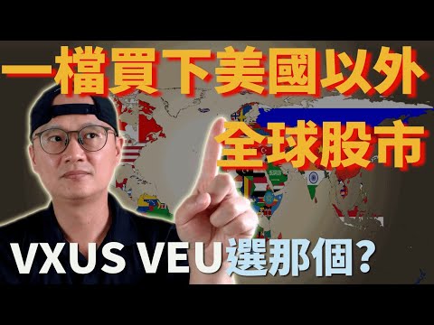 美股ETF|一檔股票買下美國以外的全球市場 非美股市ETF VXUS/VEU那個好?|美股ETF|指數投資|先鋒領航|先鋒基金|指數基金|美股ETF