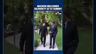 Macron Welcomes Zelenskyy at G7 as Europe Pushes for Stronger Ukraine Support | #g7summit