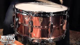 Video thumbnail for Ludwig 14 x 6.5 Copper Phonic Snare Drum (LC662) by Memphis Drum Shop
