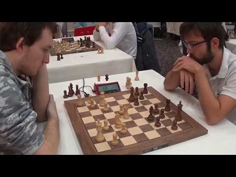 Im Mikhail Demidov - GM Ivan Solgado Lopez, Blitz chess, Queen's opening