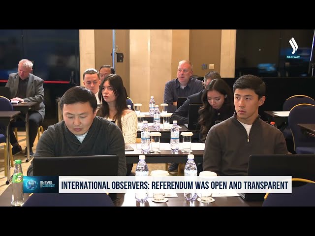International observers: referendum was open and transparent