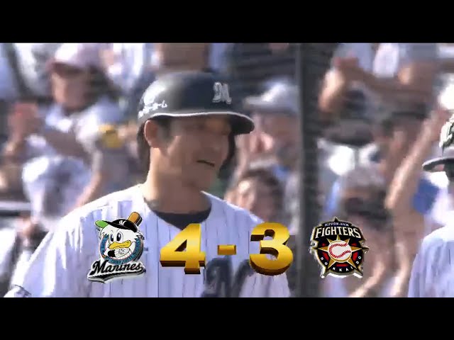 【3回裏】マリーンズファン大絶叫!! サブローがチームを導く逆転タイムリーヒット!! 2015/10/4 M-F