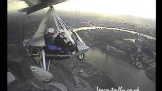 Charles goes flying over the Dome with learn-to-fly.co.uk!
