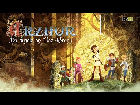 Arzhur ha bugale an Daol-Grenn ⚔️ 🐲 Dessin animé en breton