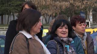Медицински сестри от Хасково отпътуваха за Пловдив да подкрепят националния протест