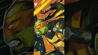 Opening tmnt mtg booster packs tin #mtg #unboxing #mtgcommander #shorts #boosterpack
