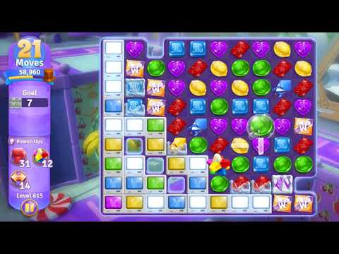 Wonka's World of Candy Level 615 NO BOOSTERS - 30 Moves - A S GAMING ✔