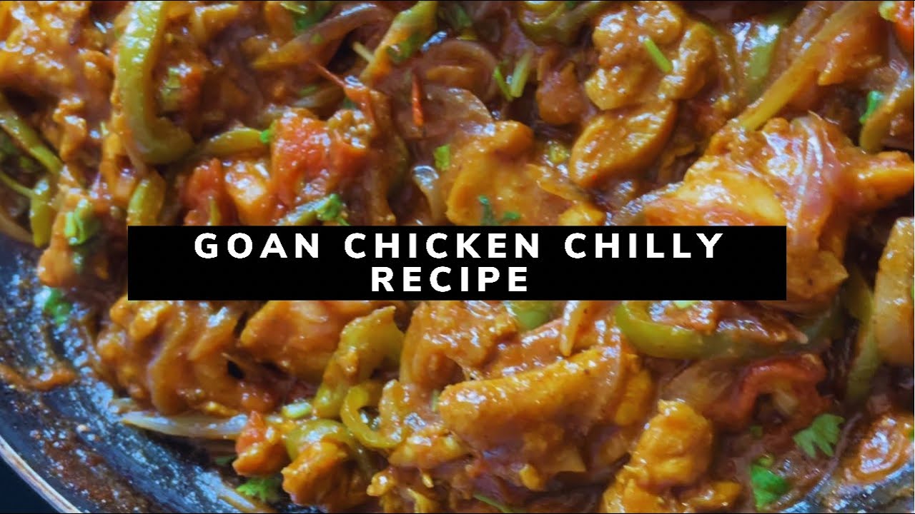 Goan style chilli chicken / goan recipes / Goan chilli chicken recipe