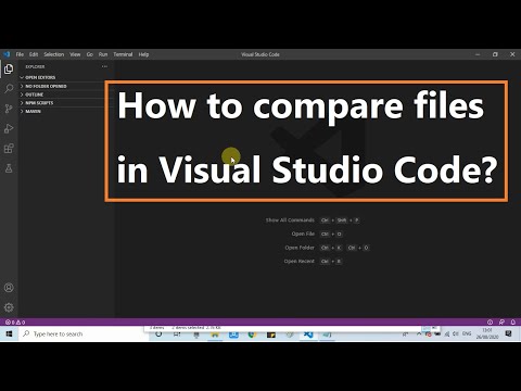 ● Visual Studio Code 각각 다른 디랙토리 파일과  파일탭에서 파일비교 편리한 간단 file caompare 방법