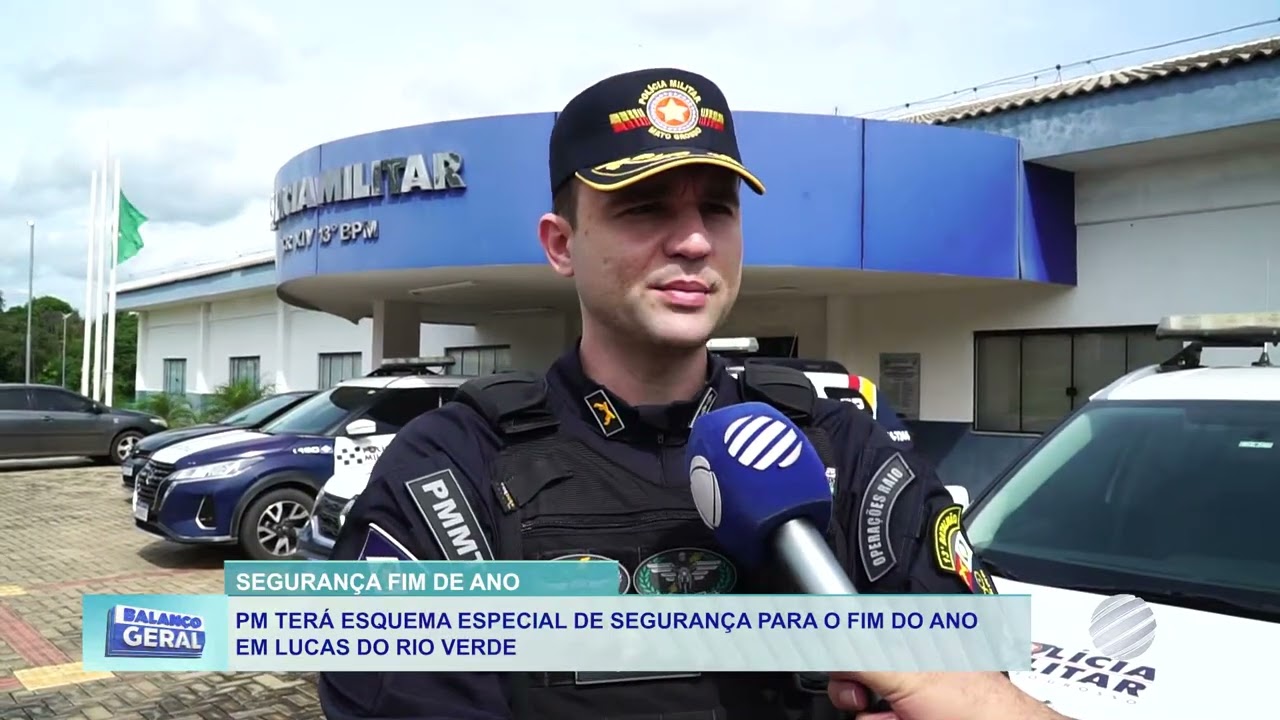 PM anuncia operação especial para reforçar segurança no fim de ano em Lucas do Rio Verde