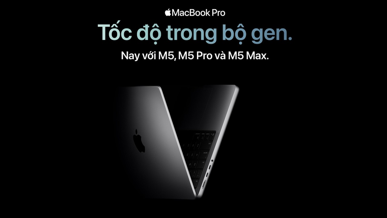 Video MacBook Pro 16 inch 2026 M5 Max 18 CPU 32 GPU 36GB/2TB | Chính hãng Apple Việt Nam