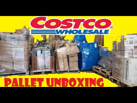 UNBOXING the 1st PALLET from our Costco Liquidation load!! We waited 6 weeks. Was it worth the wait?