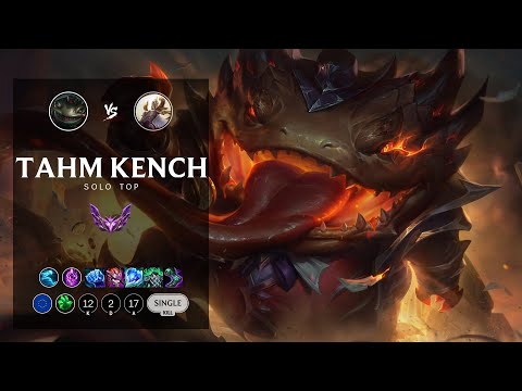 Tahm Kench Top vs Kayle - EUW Master Patch 12.13