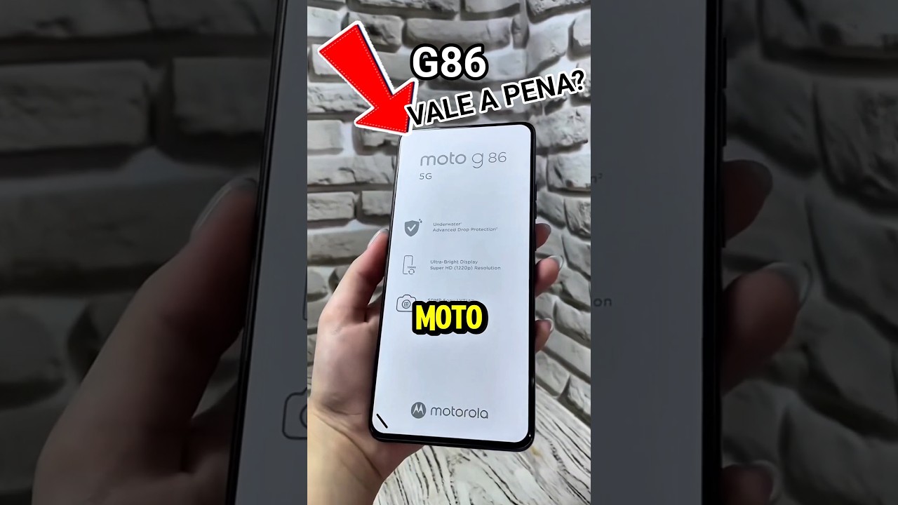 Miniatura da avaliação em vídeo de Smartphone Motorola Moto G86 5G 512GB 24GB RAM Tela 1.5K POLED