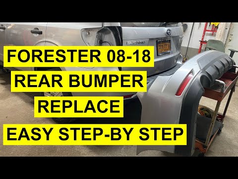 Rear Bumper Replacement On Subaru Forester 2009-2018