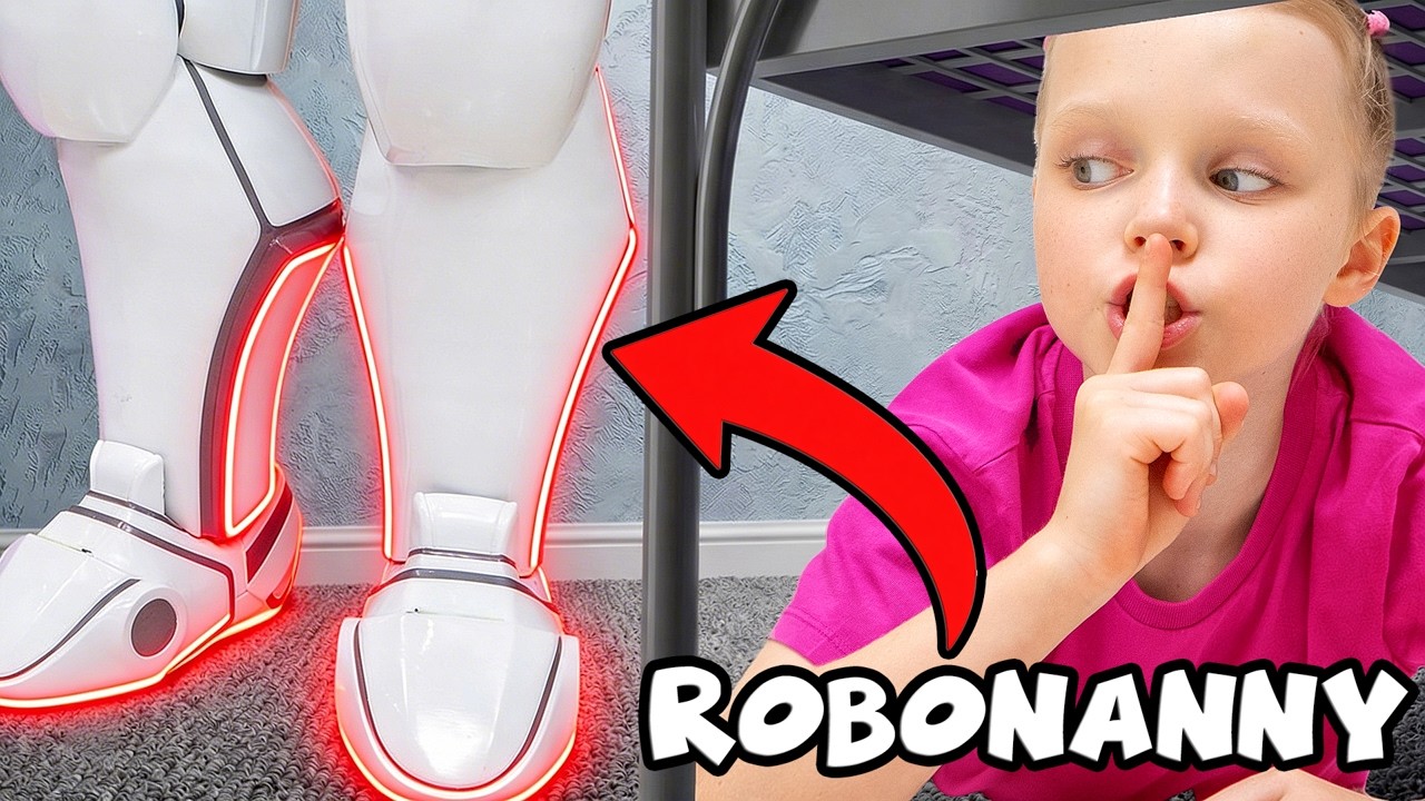 We Spent the Day with a Robot Nanny! A Fun Adventure & More Kids’ Stories