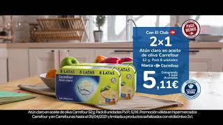 Carrefour 2x1 Atún Carrefour acumulable con El Club anuncio