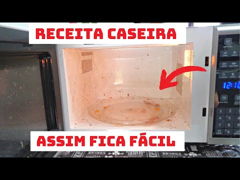 COMO LIMPAR MICROONDAS POR DENTRO