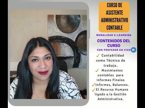 Curso de Asistente Administrativo Contable. 
