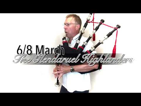 The Glendaruel Highlanders - Duncan MacRae bagpipes SL10 - Note! drones locking at 0:42 seconds