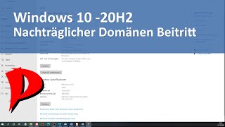 Windows 10 ab 20H2: Nachträglicher Beitritt in eine Domäne