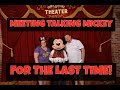 MEETING TALKING MICKEY FOR THE LAST TIME WALT DISNEY WORLD FALL 2017 I DREAMITDOITDISNEY