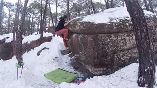 Video thumbnail of Hipocentro, 6c. Albarracín