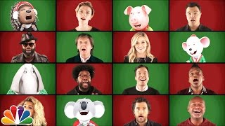 Jimmy Fallon, Paul McCartney and &quot;Sing&quot; Cast Perform &quot;Wonderful Christmastime&quot; (A Cappella)