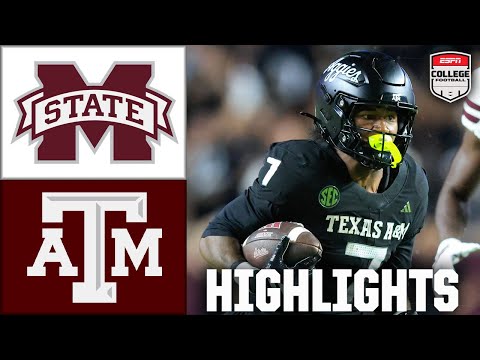 Mississippi State Bulldogs vs. Texas A&M Aggies | Full Game Highlights | ESPN College Football