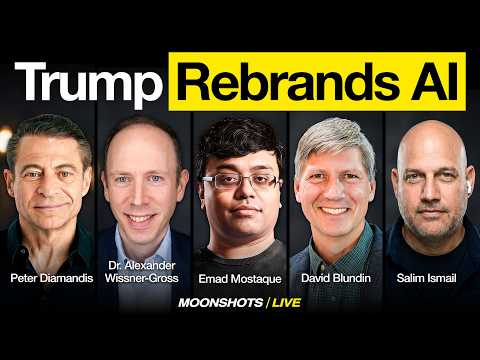 Jensen rebate a los agoreros, Xi y Trump hablan de IA y la «IA» cambia de marca | #294 MOONSHOTS Live