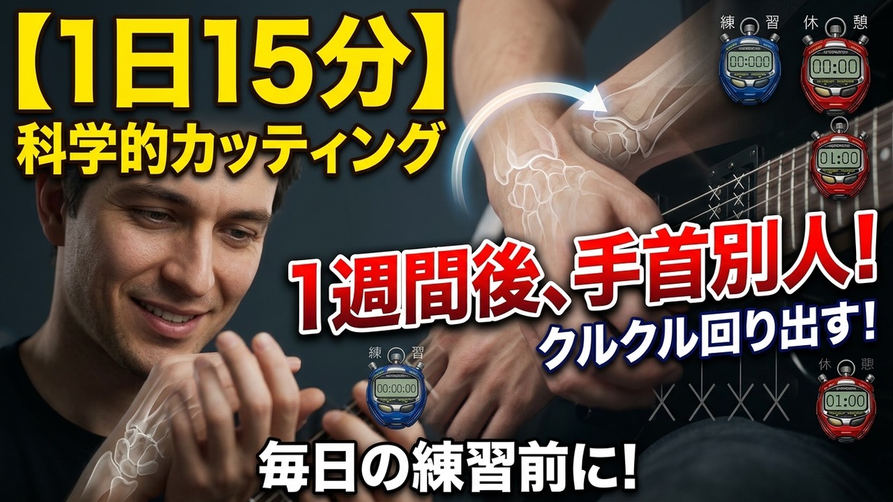 【1日15分】科学的に証明されたカッティングスキルの最速習得ルーティーン