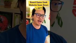 When The Board Game Geek Website Goes Down … for Maintenance 🚧🚜 #boardgames #boardgamegeek #games
