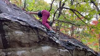 Video thumbnail of Constellation Chaos, V8. Lookout Mountain
