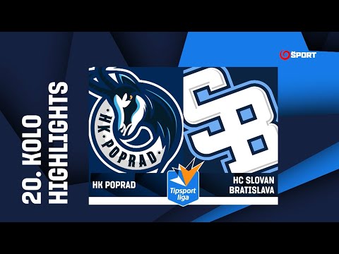20. kolo: HK Poprad – HC Slovan Bratislava 4:0 (0:0, 2:0, 2:0)